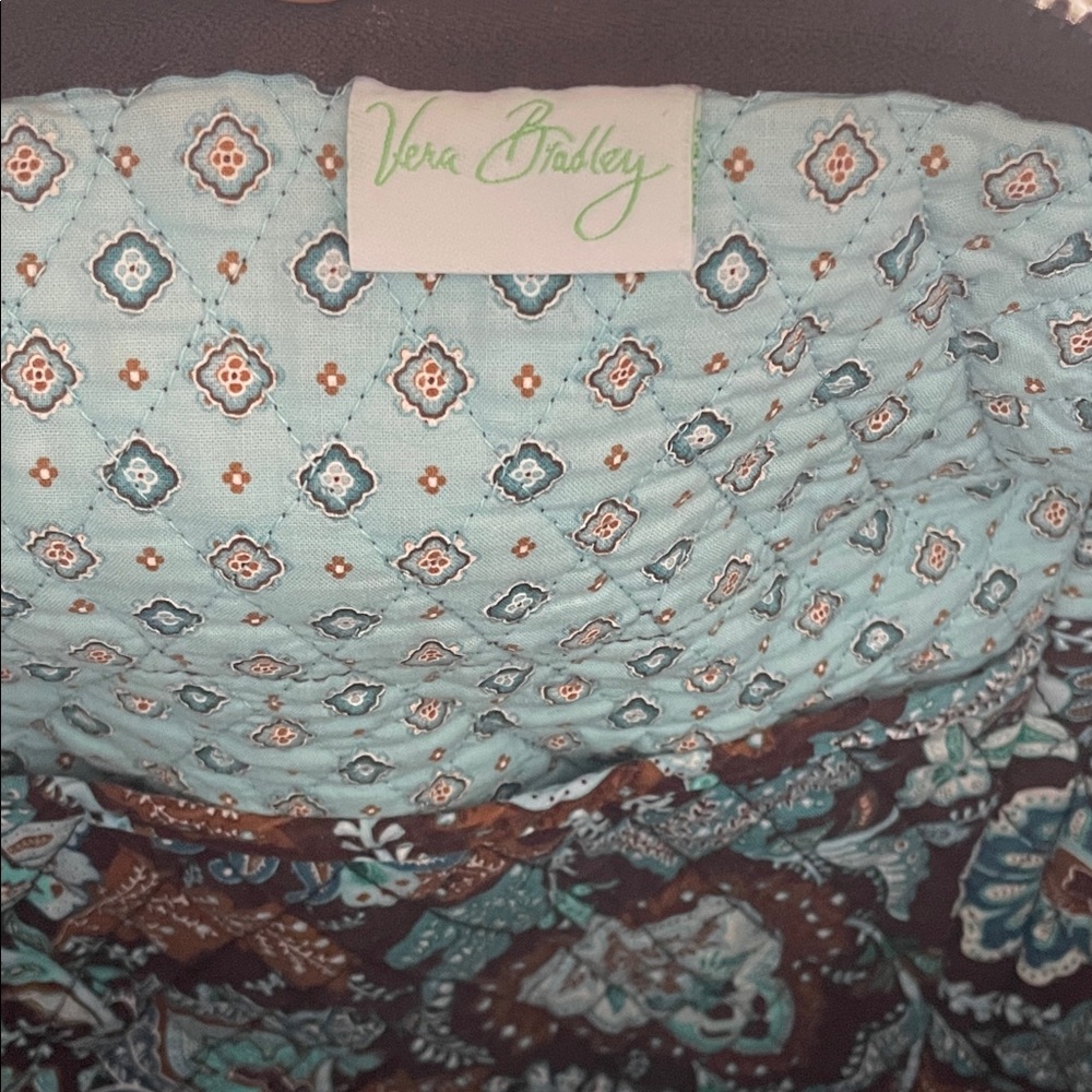 Vera Bradley Java Mocha Weekender Duffel Tote Bag… - image 8